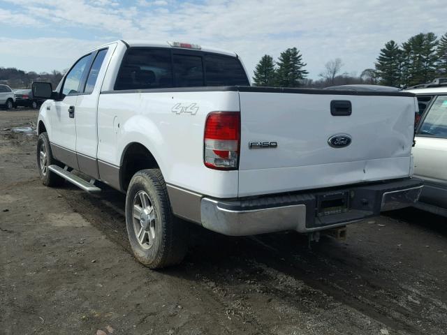 1FTPX14525NA87920 - 2005 FORD F150 WHITE photo 3