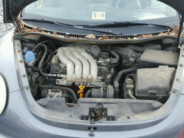 3VWCK31C74M409548 - 2004 VOLKSWAGEN NEW BEETLE GRAY photo 7