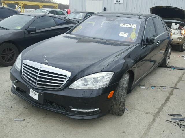 WDDNG9EB8DA525460 - 2013 MERCEDES-BENZ S 550 4MAT BLACK photo 2