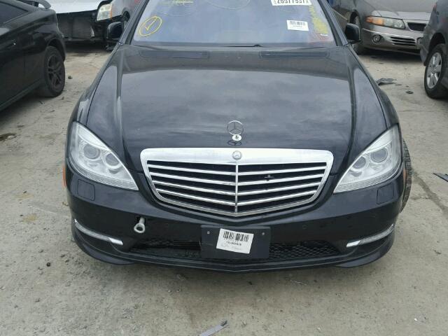 WDDNG9EB8DA525460 - 2013 MERCEDES-BENZ S 550 4MAT BLACK photo 9