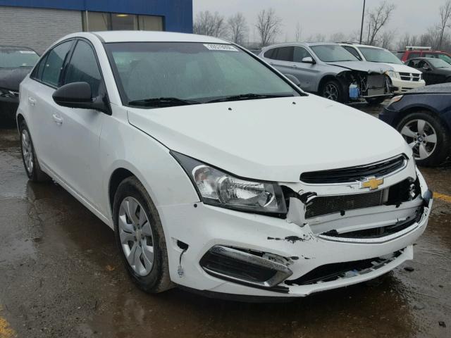 1G1PA5SH1F7250576 - 2015 CHEVROLET CRUZE LS WHITE photo 1