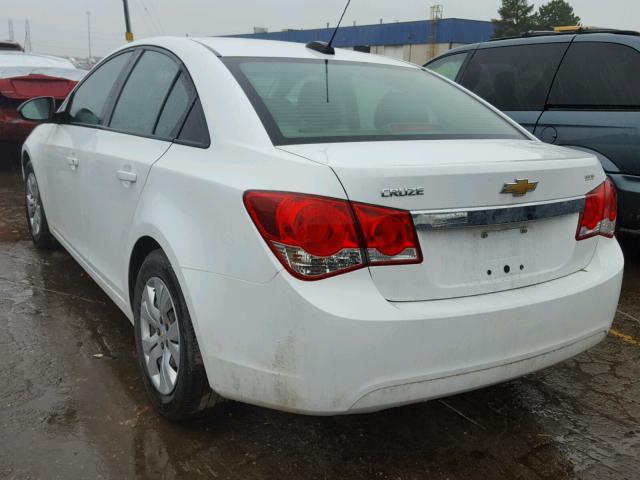 1G1PA5SH1F7250576 - 2015 CHEVROLET CRUZE LS WHITE photo 3