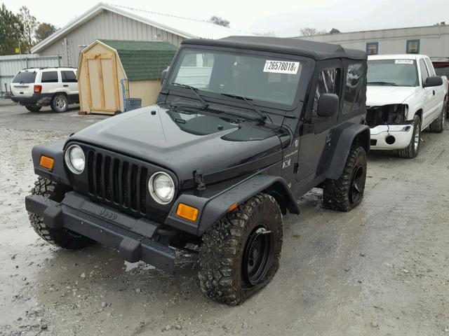 1J4FA39S75P350621 - 2005 JEEP WRANGLER X BLACK photo 2