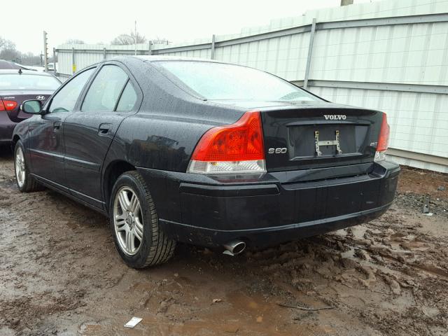 YV1RS592772609825 - 2007 VOLVO S60 2.5T GRAY photo 3