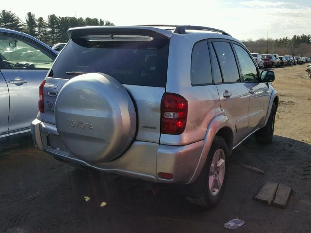 JTEHD20VX46011746 - 2004 TOYOTA RAV4 SILVER photo 4