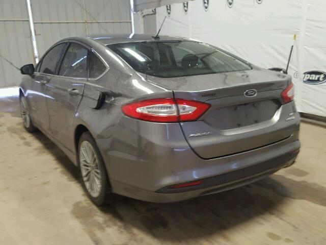 3FA6P0LUXDR174416 - 2013 FORD FUSION SE CHARCOAL photo 3