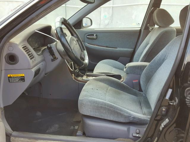 KNAGD128765442309 - 2006 KIA OPTIMA LX BLACK photo 5