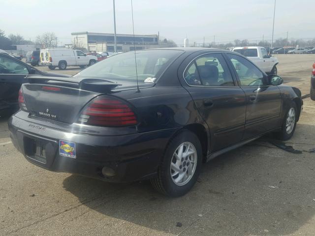 1G2NE52F84M572457 - 2004 PONTIAC GRAND AM S BLACK photo 4