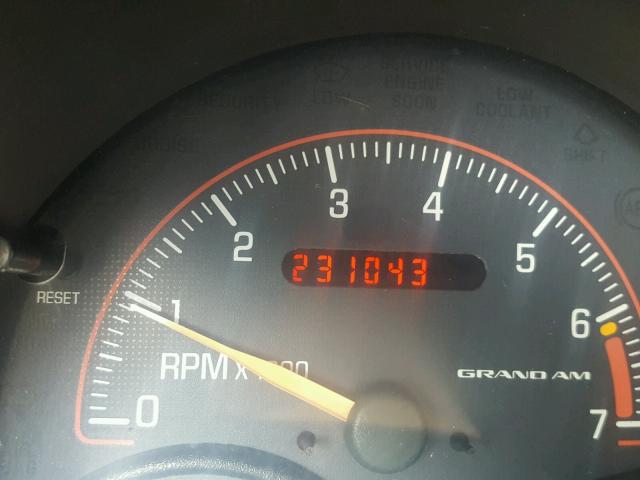 1G2NE52F84M572457 - 2004 PONTIAC GRAND AM S BLACK photo 8