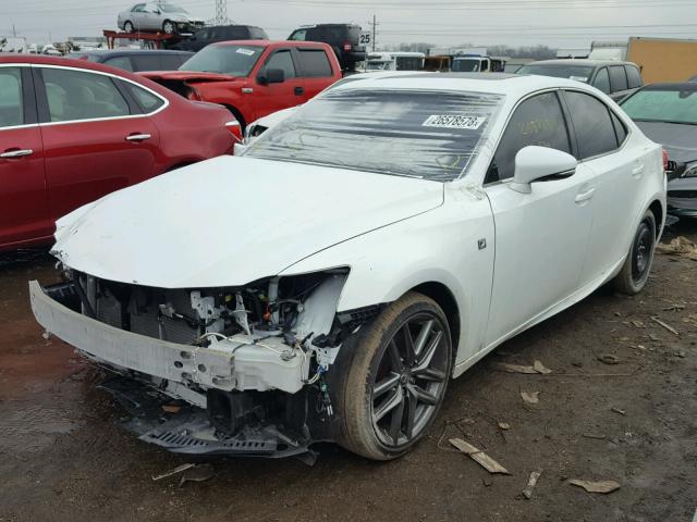 JTHBA1D20G5015536 - 2016 LEXUS IS 200T WHITE photo 2