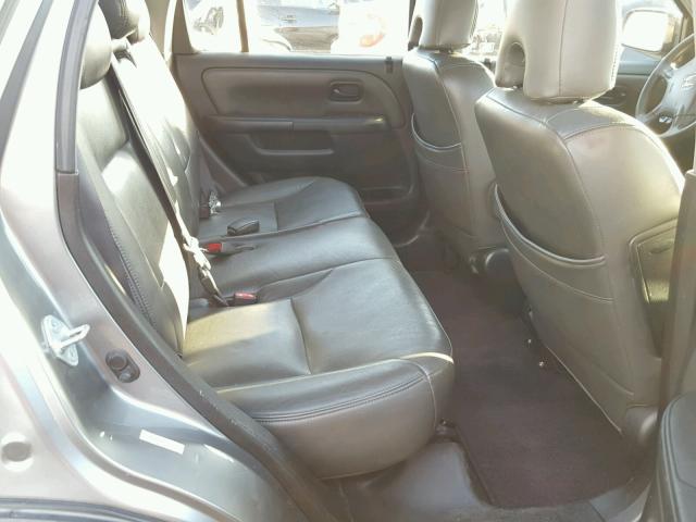 JHLRD68526C001210 - 2006 HONDA CR-V LX SILVER photo 6