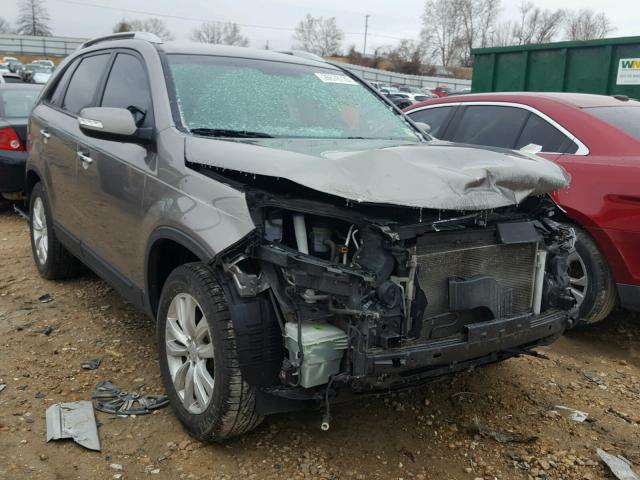 5XYKU3A15BG101019 - 2011 KIA SORENTO EX GRAY photo 1