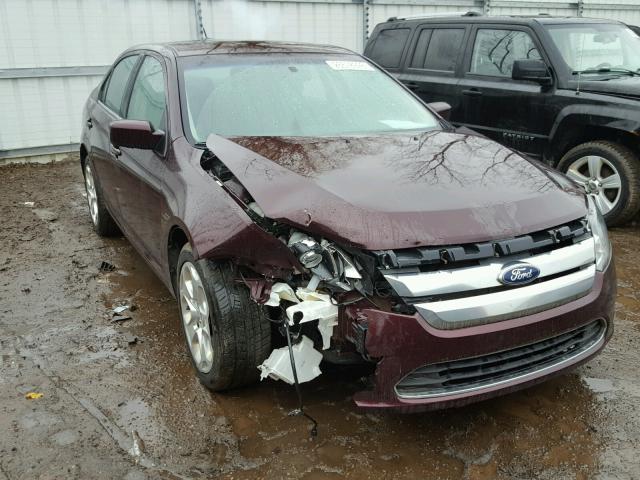 3FAHP0HA9BR165551 - 2011 FORD FUSION SE BURGUNDY photo 1