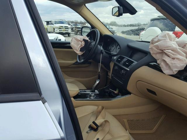5UXWX5C5XBL711523 - 2011 BMW X3 XDRIVE2 BLUE photo 5