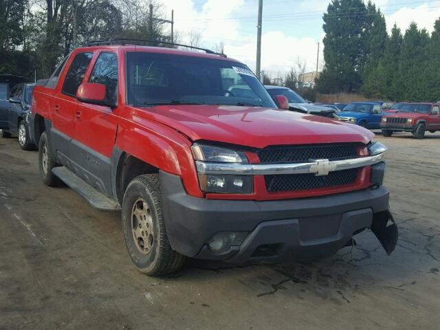 3GNEK13T23G222784 - 2003 CHEVROLET AVALANCHE RED photo 1