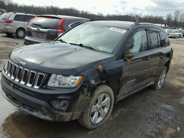 1C4NJDEB2CD514238 - 2012 JEEP COMPASS LA BLACK photo 2