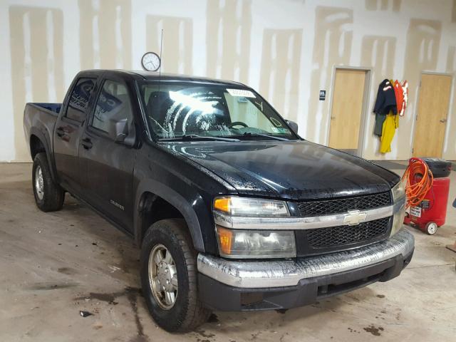 1GCDT136858209008 - 2005 CHEVROLET COLORADO BLACK photo 1