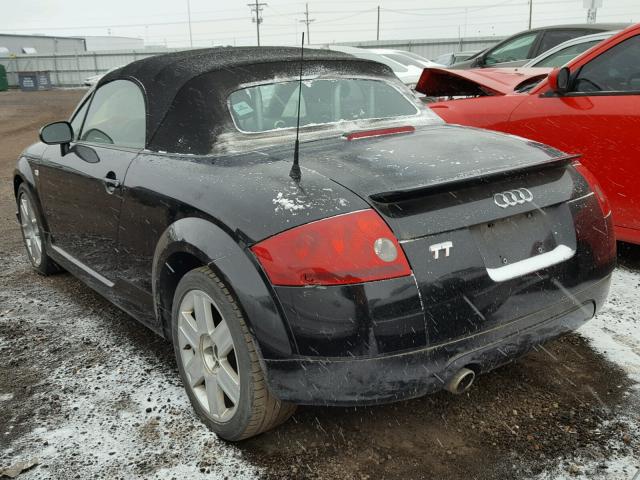 TRUTC28N331004967 - 2003 AUDI TT BLACK photo 3