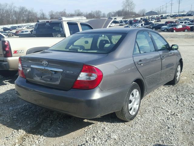 4T1BE32K84U879106 - 2004 TOYOTA CAMRY LE GRAY photo 4