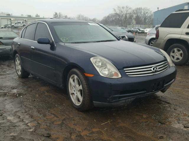 JNKCV51F74M718558 - 2004 INFINITI G35 BLUE photo 1