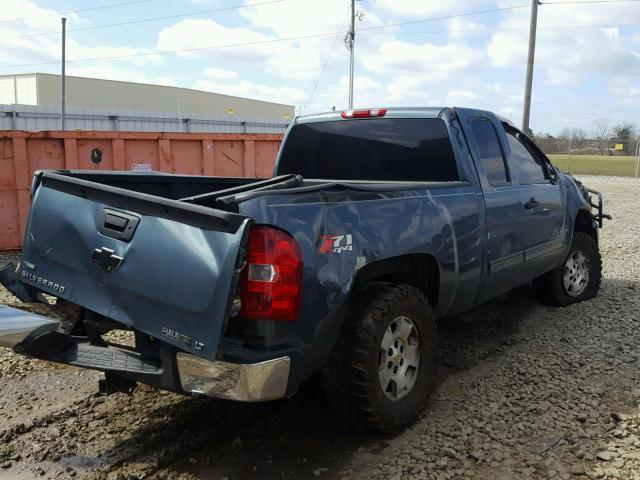 1GCEK29029Z160758 - 2009 CHEVROLET SILVERADO BLUE photo 4