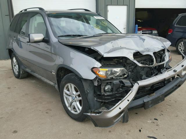 5UXFA13585LY11067 - 2005 BMW X5 3.0I SILVER photo 1