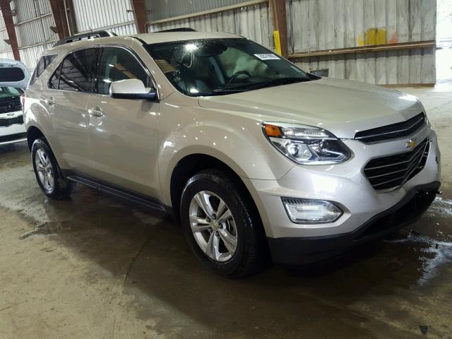 1GNALCEK5GZ104021 - 2016 CHEVROLET EQUINOX LT GOLD photo 1