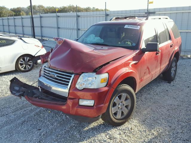 1FMEU63E19UA16083 - 2009 FORD EXPLORER X RED photo 2