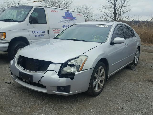 1N4BA41E47C853569 - 2007 NISSAN MAXIMA SE SILVER photo 2