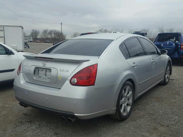 1N4BA41E47C853569 - 2007 NISSAN MAXIMA SE SILVER photo 4