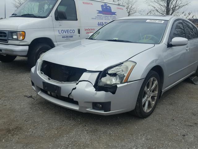 1N4BA41E47C853569 - 2007 NISSAN MAXIMA SE SILVER photo 9