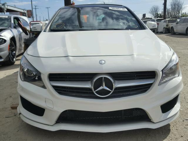 WDDSJ4EB8GN393286 - 2016 MERCEDES-BENZ CLA 250 WHITE photo 9