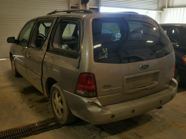 2FMDA58204BA46705 - 2004 FORD FREESTAR L GRAY photo 3