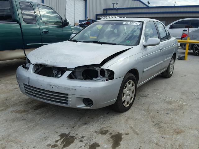 3N1CB51D32L588099 - 2002 NISSAN SENTRA XE GRAY photo 2