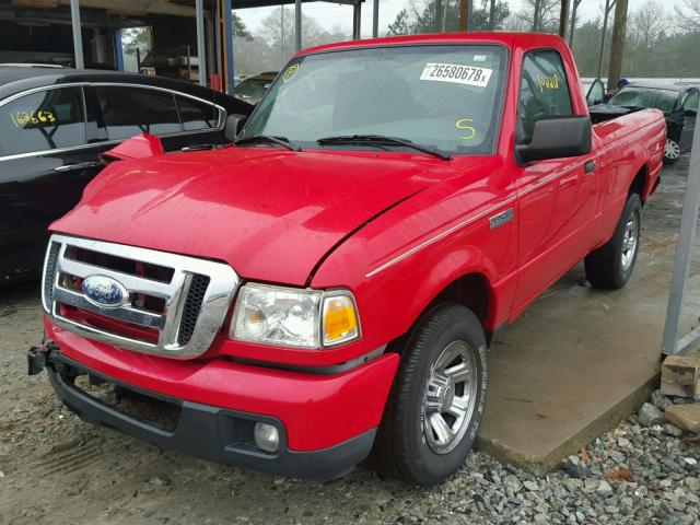 1FTYR10U86PA41168 - 2006 FORD RANGER RED photo 2