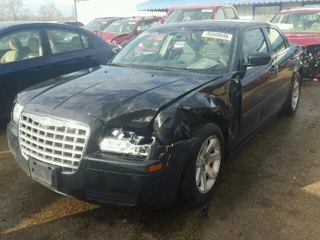 2C3LA43R36H526403 - 2006 CHRYSLER 300 BLACK photo 2