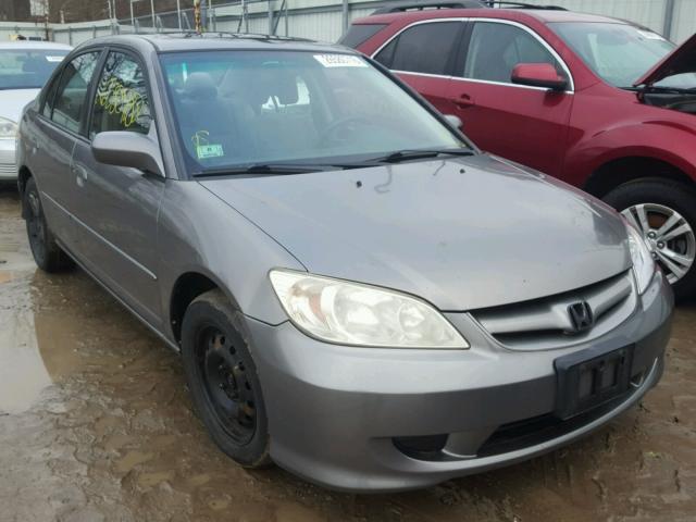 2HGES267X4H591375 - 2004 HONDA CIVIC EX ნაცრისფერი ფოტო 1