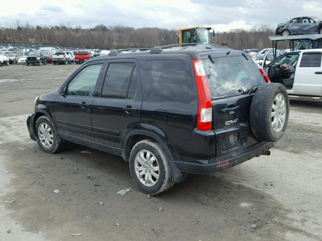 SHSRD78905U340385 - 2005 HONDA CR-V SE BLACK photo 3