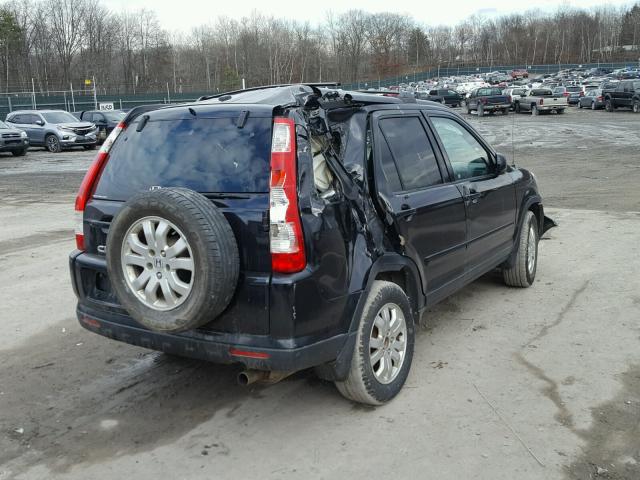 SHSRD78905U340385 - 2005 HONDA CR-V SE BLACK photo 4