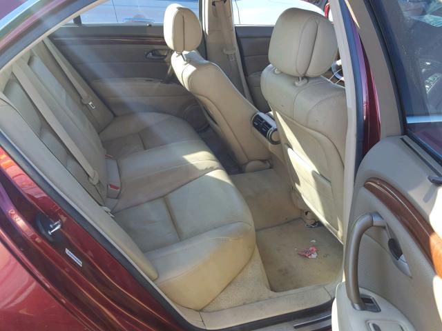 JH4KB16525C014725 - 2005 ACURA RL RED photo 6