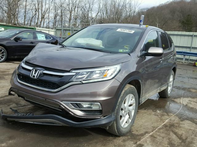 2HKRM4H55GH604482 - 2016 HONDA CR-V EX GRAY photo 2