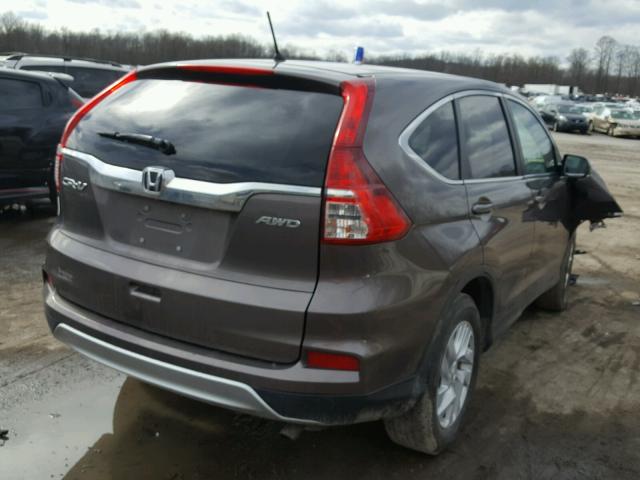 2HKRM4H55GH604482 - 2016 HONDA CR-V EX GRAY photo 4