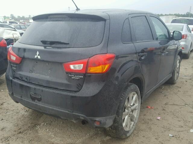 4A4AP3AU9DE005220 - 2013 MITSUBISHI OUTLANDER BLACK photo 4