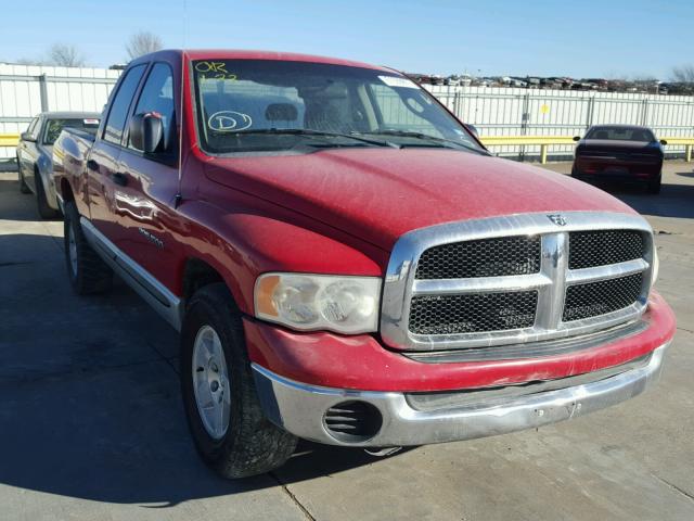 1D7HA18NX5J506397 - 2005 DODGE RAM 1500 S RED photo 1