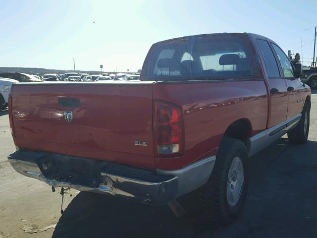 1D7HA18NX5J506397 - 2005 DODGE RAM 1500 S RED photo 4