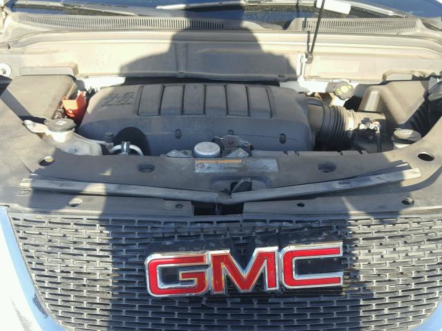 1GKKRRED3CJ119579 - 2012 GMC ACADIA SLT WHITE photo 7