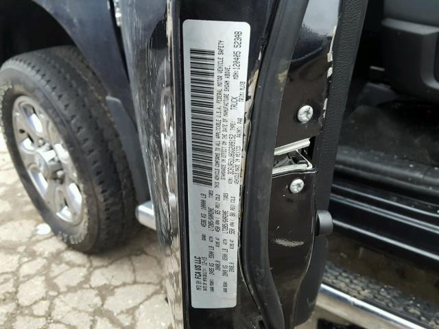 3C6UR5DJ8GG209152 - 2016 RAM 2500 SLT BLACK photo 10