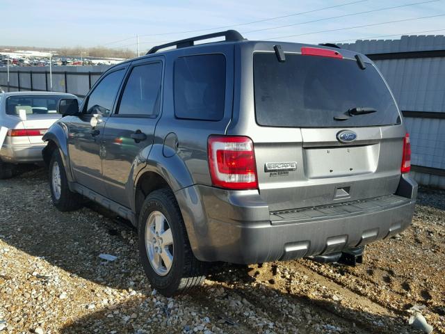 1FMCU0D7XCKC69586 - 2012 FORD ESCAPE XLT GRAY photo 3