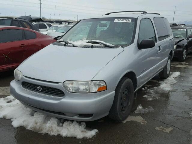 4N2XN11T6YD829798 - 2000 NISSAN QUEST SE SILVER photo 2