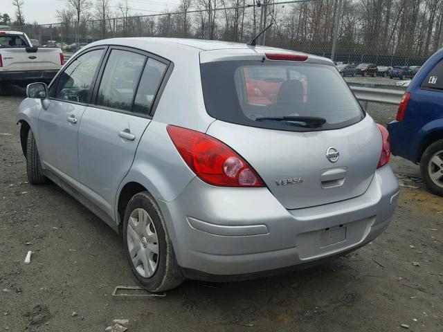 3N1BC1CP3BL464388 - 2011 NISSAN VERSA S SILVER photo 3